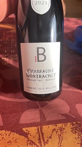 Bourgogne Chassagne-montrachet Premier Cru Domaine Julie Belland Morgeot 2023