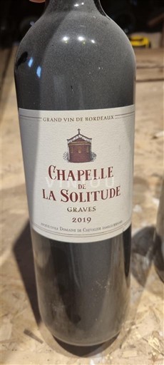 Bordeaux Graves Domaine Chevalier Chapelle de la Solitude 2019