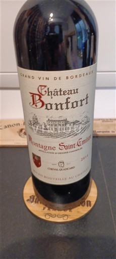 Bordeaux Montagne-Saint-Émilion Château Bonfort 2014