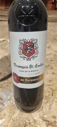 Vin Rouge sec Puisseguin 2021 France Bordeaux Puisseguin-saint-émilion AOC