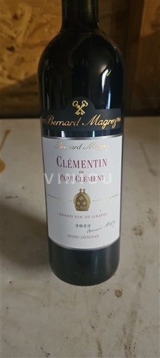 Bordeaux Pessac-Léognan Pape Clément Clémentin de Pape Clément 2022