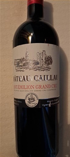Bordeaux Saint-Émilion Grand Cru Grand Cru Château Caillau 2016