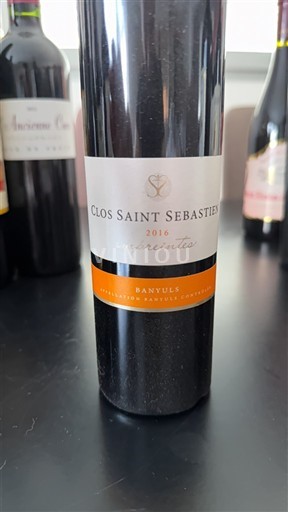 Roussillon Banyuls Clos Saint Sebastien Empreintes 2016