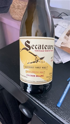 Vùng ven biển Swartland Badenhorst Family Wines Secateurs 2024