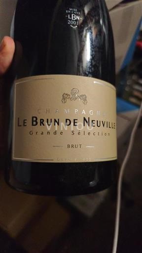 Champaña Champán Le Brun de Neuville Grande Sélection 2001