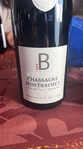 Bourgogne Chassagne-montrachet Premier Cru Domaine Julie Belland Morgeot Ikke årgangsbestemt
