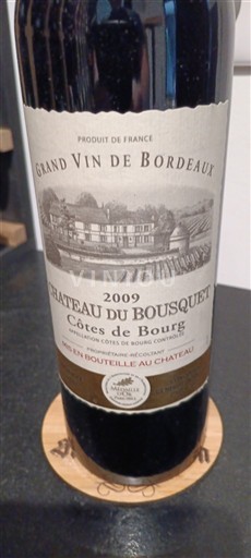 Bordeaux Côtes-de-bourg Château Bousquet 2009