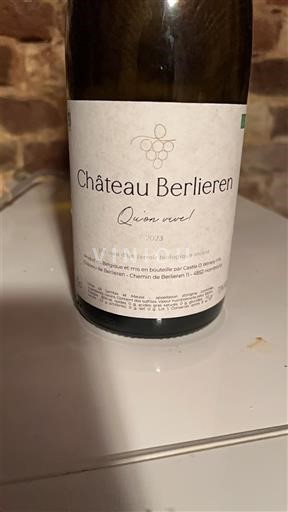 Wallonie Côtes de Sambre et Meuse Château Berlieren Qu'on vive! 2023