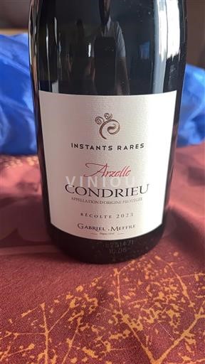 Valle del Rodano Condrieu Gabriel Meffre Instants Rares Arzelle 2021