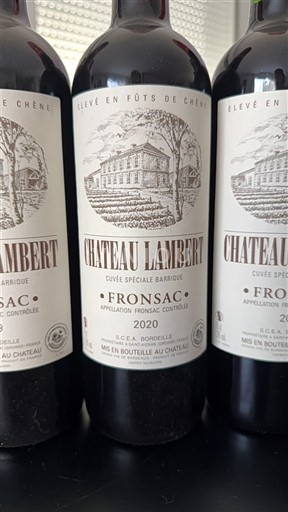 Bordeaux Fronsac Château Lambert Spéciale Barrique 2020