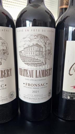 Bordeaux Fronsac Château Lambert Spéciale Barrique 2021
