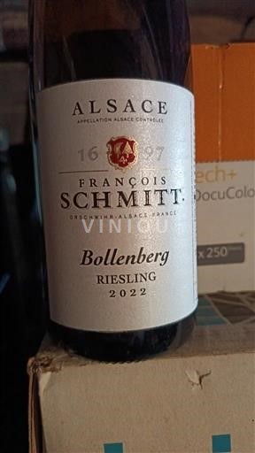 Alsace François Schmitt Riesling Bollenberg 2022