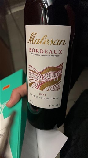 Vin Bordeaux Malesan - 1999 - Avis, conseil, vieillissement et prix.