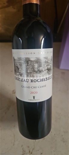 Bordeaux Saint-Émilion Grand Cru Grand Cru Classé Château Rochebelle 2020