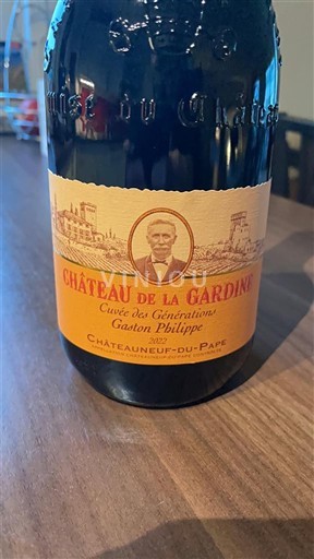 Rhône Valley Châteauneuf-du-Pape Château La Gardine des Générations Gaston Philippe 2022