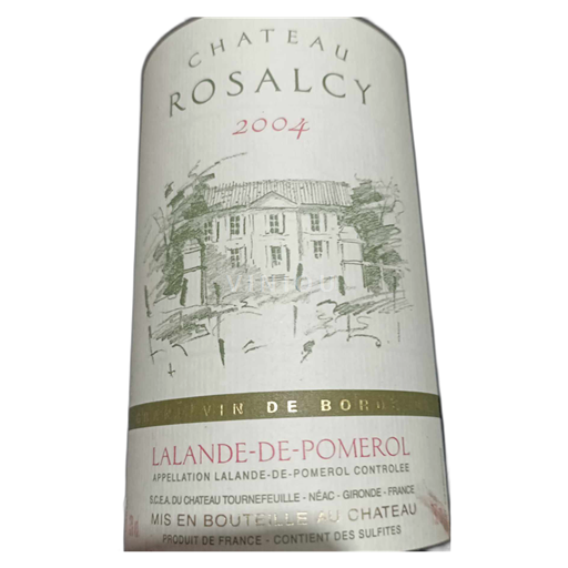 Bordeaux Lalande-de-pomerol Château Rosalcy 2004