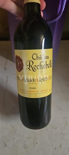 Bordeaux Saint-Émilion Grand Cru Château Rochebelle 2000