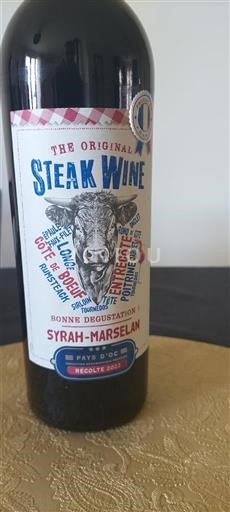 Languedoc og Roussillon Pays d'Oc STEAK WINE 2021