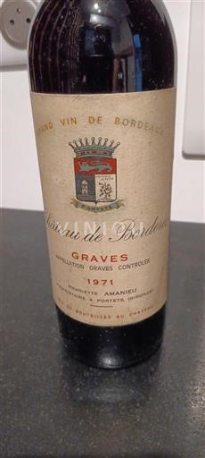 Bordeaux Graves Château Bordeaux 1971