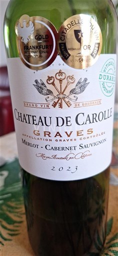 Bordeaux Graves Château Carolle 2023