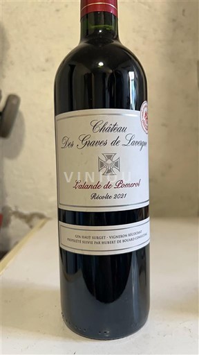 Bordeaux Lalande-de-Pomerol Château Des Graves de Larcamp 2021