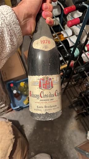 Burgundy Volnay Premier Cru Louis Deschamps Clos des Chênes 1978