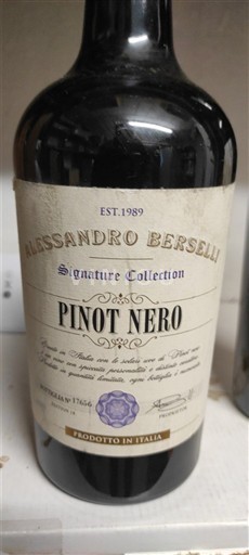 Abruzos Pinot Noir Alessandro Berselli Signature Collection 2018
