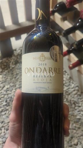 La Rioja Rioja Ondarre Reserva 2018