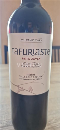 Canarie Valle de la Orotava Tafuriastre Tinto Joven 2023