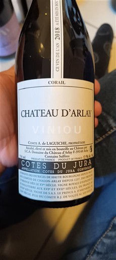 Jura Côtes-du-jura Château Arlay Corail 2018