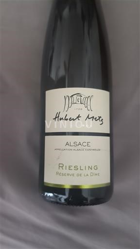 Alsace Hubert Metz Riesling Réserve de la Dîme 2022
