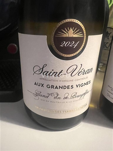 Bourgogne Saint-Véran Montrésor des Terres Secrètes Aux Grandes Vignes 2024