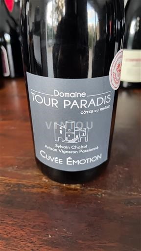 Rhône-dalen Côtes-du-Rhône Domaine Tour Paradis Émotion 2021