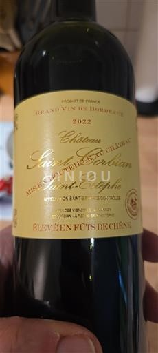 Bordo Сен-Тестеф Cru Bourgeois Château Tour Saint-Fort 2022