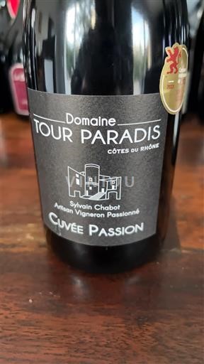 Rhône-dalen Côtes-du-Rhône Domaine Tour Paradis Passion 2021