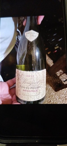 Bourgogne Vougeot Vougeraie Clos du Prieuré Monopole 2015