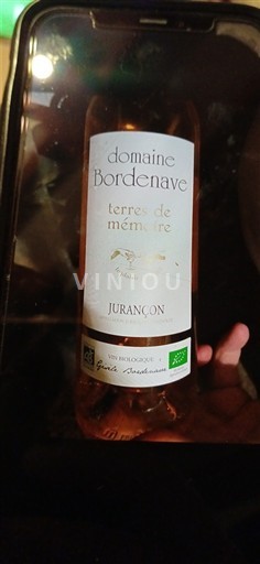 Sydvestfrankrig Jurançon Domaine Bordenave terres de mémoire Ikke årgangsbestemt