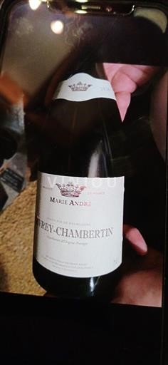 Bourgogne Gevrey-chambertin Grand Cru Marie André 2020