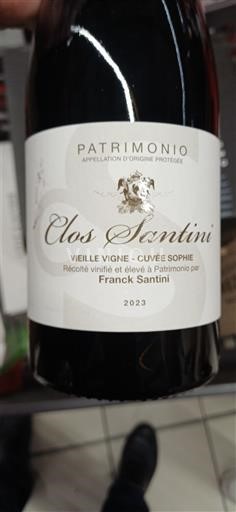 Corsica Patrimonio Clos Santini Vieille Vigne - Sophie 2023