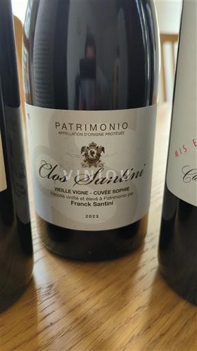 Korsika Patrimonio Clos Santini Vieille Vigne - Sophie 2023