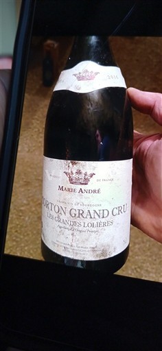 Bourgogne Corton Grand Cru Marie André Les Grandes Lolières 2016