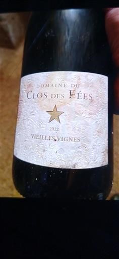 Roussillon Côtes del Roussillon Villages Domaine Clos des Fées Vieilles Vignes 2022