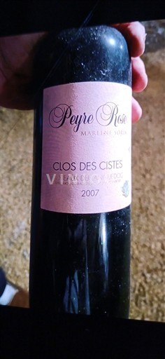 Languedoc Coteaux du Languedoc Peyre Rose Clos des Cistes 2007