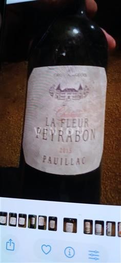 Bordeaux Pauillac Château Peyrabon La Fleur Peyrabon 2015