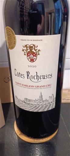 Burdeos Saint-Émilion Gran Cru Côtes Rocheuses 2020