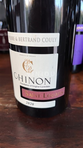 Thung lũng sông Loire Chinon Pierre & Bertrand Couly Saint Louans 2020