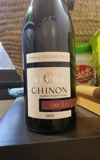 Vallée de la Loire Chinon Pierre & Bertrand Couly Saint Louans 2020