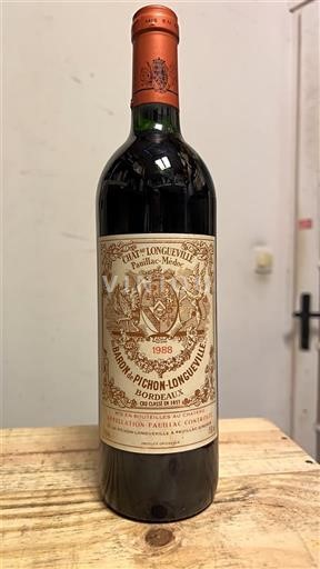 Bordeaux Pauillac Château Pichon-Longueville Baron 1988