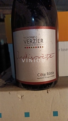 Rona dolina Côte-rôtie Vignobles Verzier Chante-Perdrix Indiscrète 2018