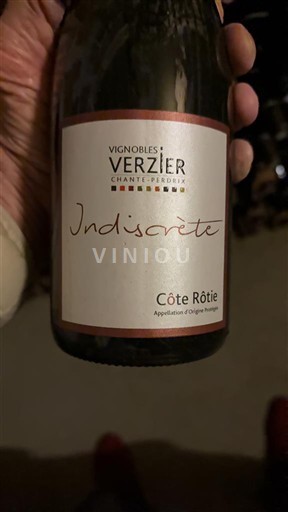 Rhône Valley Côte-Rôtie Vignobles Verzier Chante-Perdrix Indiscrète 2018